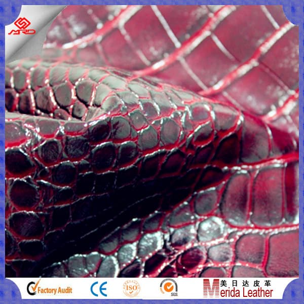 High quality  PVC fabric leather for Bags